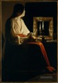 Der büßende Magdalenen Kerzenlicht Georges de La Tour